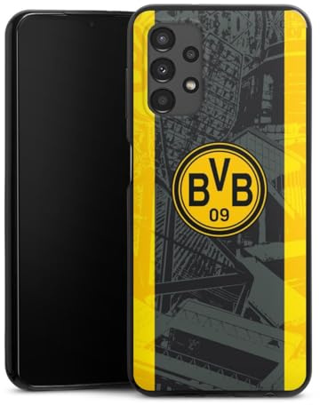 DeinDesign Slim Case extra dünn kompatibel mit Samsung Galaxy A13 4G Silikon Handyhülle schwarz Hülle Borussia Dortmund BVB Stadion