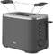 AEG Toaster Deli 5 | 7 Toasteinstellungen | Countdown-Timer | Stopp-, Auftau-, Aufwärmknopf | Automatische Zentrierung | Cool-Touch-Gehäuse |2 Breite Schlitze | Krümelschublade | Anthrazit | T5-1-4AN