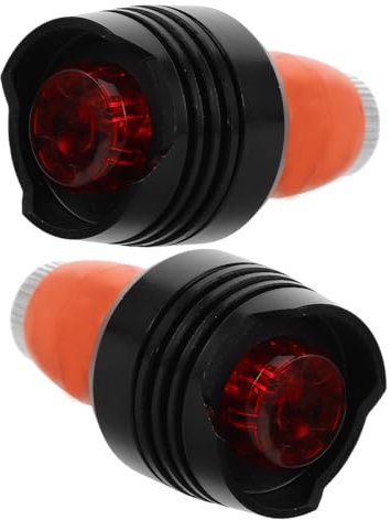 DECOMELODY 1 Paar Fahrradlicht Lenkerdekorationen Lenkerlicht Fahrradblinker Blinker Für Fahrräder Plastik