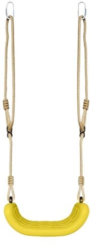 Child Swing Seat - Kids Swing Chair | Children's Swing | Hanging Tree Swing Seat | Length Adjustable Rope, Swing Set For Kid Indoor Outdoor Play Ground Backyard | pla-stic Moulded Swing Seat