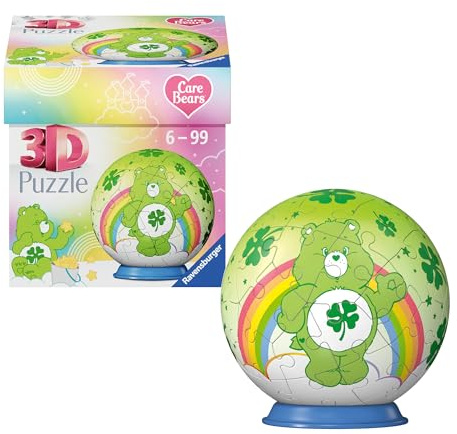 Ravensburger 3D Puzzle - Puzzle-Ball Care Bears Good Luck Bear - Für Kinder ab 6 Jahren