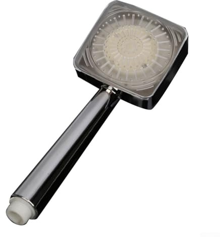 Handbrause mit LED-Licht und Farbwechsel-Sensor für Badezimmer, verchromter ABS-Kunststoff, Wasserdurchfluss-betriebener Duschbrause