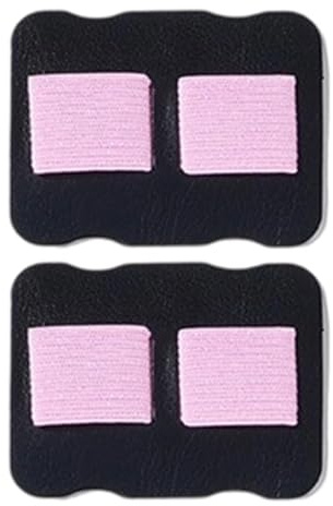 2 organizer per penne in pelle con doppia fascia elastica adesiva con clip per copertina rigida, quaderni, tablet, organizer aziendali