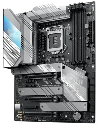 Scheda madre Scheda madre da gioco Fit For ASUS ROG Strix Z590-A Gaming WiFi 6 LGA 1200 (Intel 11a/10a generazione) ATX White Scheme