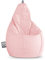 Happers Pouf Poltrona a Sacco Similpelle per uso Interno Rosa XL