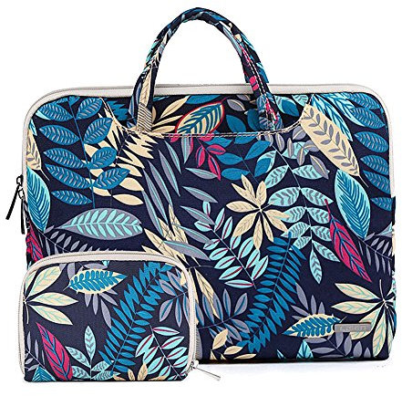 ZiXing 11.6-12 Pouce Housse en Toile pour Ordinateur Portable Sac pour PC Portable avec poignée de Transport & Side Pocket pour Macbook/Netbooks/Ultrabooks/iPad Pro Blue
