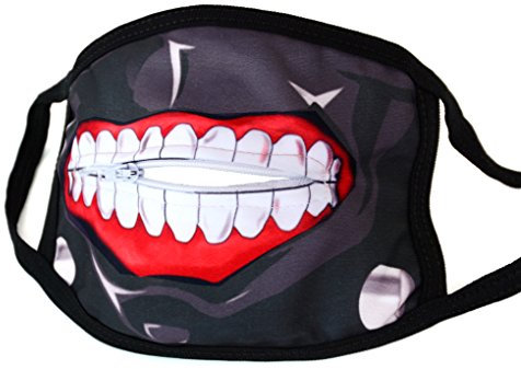 papapanda Maske Reißverschluss Tokyo Ghoul Ken Kaneki
