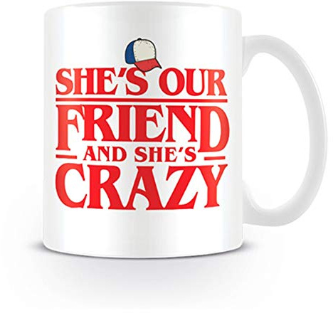 Stranger Things Tasse She's Our Friend