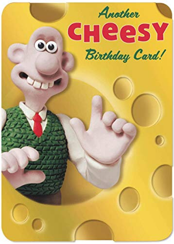 WALLACE AND GROMIT Happy Birthday Card, Wallace And Gromit Birthday Card, Birthday Card Wallace And Gromit, Happy Birthday Card, Multi, 7 x 5, WG080