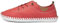 Lunar St Ives Leather Plimsoll 4 UK Red