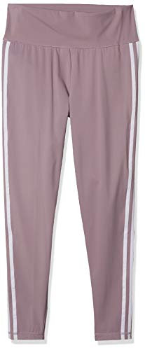 adidas Believe This 2.0 - Collant Aderenti a 3 Strisce, da Donna, Donna, Calzamaglia, GC7178, Legacy Viola/Viola Tinta, XS