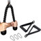 CMYKZONE Corde Triceps Musculation Tricep Rope Set, Corde Triceps Avec PoignéE Puissante Et Mousqueton à Mousqueton, Haute Intensité, Bon Effet D'EntraîNement Pour Les D'EntraîNement En Force Des Bras