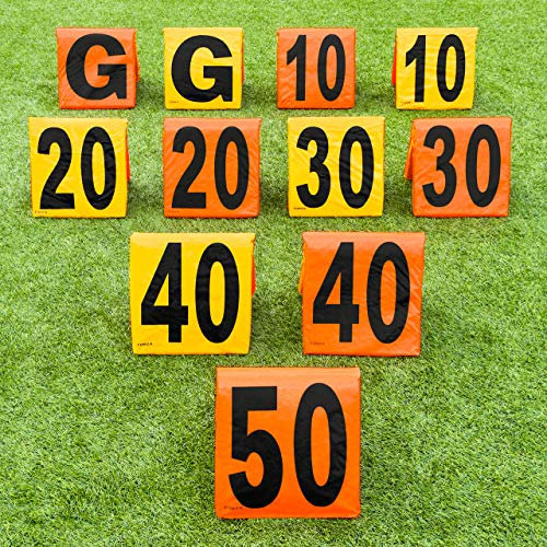 FORZA American Football Tag/Nacht Seitenlinien Markierungen (11er-Set)