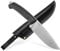 BPS Knives Savage - Coltello Bushcraft con Lama Affilata a Lama Fissa in Acciaio al Carbonio con Fondina in Pelle - Coltelli da Campeggio Outdoor e da Sopravvivenza