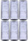 Teror Filtro in Cotone, 6 Pezzi Filtro per Acquario Filtro in Cotone di Ricambio Accessorio per filtri a Parete per acquari