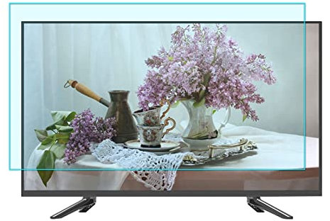 Filtre de protection d'écran TV Film de moniteur anti-lumière bleue/anti-reflet/anti-reflet soulage la fatigue oculaire sans bulles - 32-75 pouces/B / 65 Inches 1440x809 mm