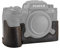 Fuji XH2S/XH2 Tasche, MUZIRI KINOKOO Echtleder-Schutzhülle kompatibel mit Fujifilm XH2S/X-H2S/XH2 SLR-Kamera – Kaffee Kameratasche