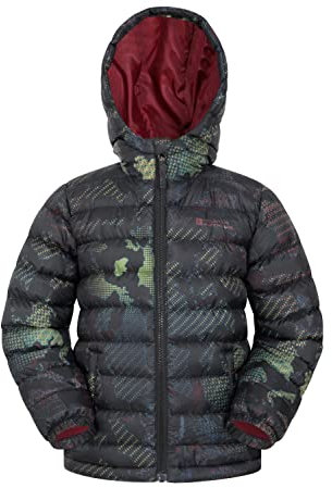 Mountain Warehouse Seasons Kids Padded Puffer Jacket Jet Blac 3-4y