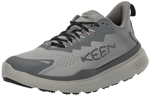 KEEN Herren Wk450 Bequeme langlebige leichte atmungsaktive Wanderschuhe, Legierung/Stahlgrau, 44.5 EU