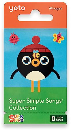 Yoto - Comptines et chansons en Anglais, l’Anglais en Chanson, 4 Albums Audio à écouter sur conteuse et boîte à Histoires pour Enfant Yoto Player et Yoto Mini, Anglais Enfants Audio Musique 3 10 Ans