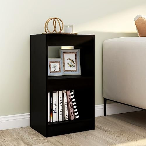 AJSEOYBS Frei stehender Bücherturm,küchen regalBücherregal/Raumteiler Schwarz 40×30×72cmGeeignet für Schlafzimmer, Arbeitszimmer, Wohnzimmer, Büro, Empfangsraum
