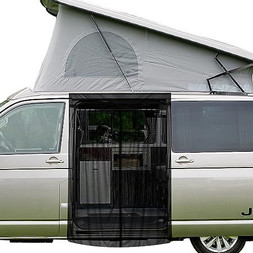 Zanzariera Auto Sostituzione per Mercedes-Benz Viano/Vito/V-Clas/ Marco Polo, Zanzariere Porta Laterale Auto Sostituzione per Renault Trafic, Rete per Insetti Magnetica a Strato Singolo per Campeggio
