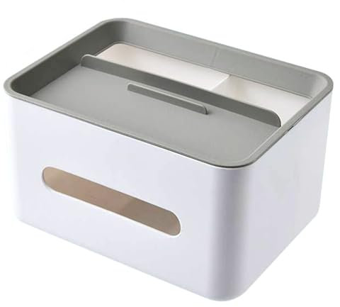 Porta Fazzoletti Rettangolare Multifunzione Scatola per Fazzoletti,Portafazzoletti Fazzoletti di Carta Box,Porta Telecomandi,Porta Veline per Soggiorno,Camera da Letto,Comò,Casa e Ufficio