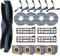Lot de 20 accessoires pour aspirateur robot Eufy X10 Pro Omni, brosse principale, brosse latérale, filtre lavable, chiffons, sac à poussière