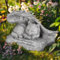 DiDiBirDi Katze Engel Haustier Denkmal Grab Marker Tribut Statue,Haustier Gedenksteine für Katzengarten Ornament Stein mit Engelsflügeln,Haustier Verlust Geschenke Garten Dekor im Freien