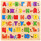 Hperu Russisches Alphabet, Russisches Alphabet-Puzzle für Jungen und Mädchen 12x12 kinderfreundliches Russisches Alphabet mit Bildern früh Bildung Holz Alphabet-Puzzle für Zuhause, Vorschule