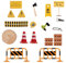 Wichtel Baustelle,22 Stück Wichtel Baustelle Set,Weihnachten Deko Wichtel Zubehör für Wichteltür und 1/12 Puppenhaus,DIY wichtel Baustelle Einzug