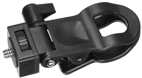 SHOOYIO Screen LCD Display Mount Clamp Clip With Standard 1/4 Screw For Fill Light Holder Rack Webcam Stand Live Streaming Video Live Stream Accessory