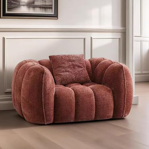 Lambskin Bubble Sofa - Übergroßer Sessel aus Memory-Schaum, Vakuumstuhl für Wohnzimmer, Schlafzimmer, stilvolles Kürbis-Design, kompakt für kleine Räume
