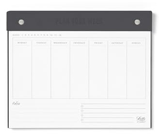 Letts of London Conscious Undated Weekly Notepad Slare