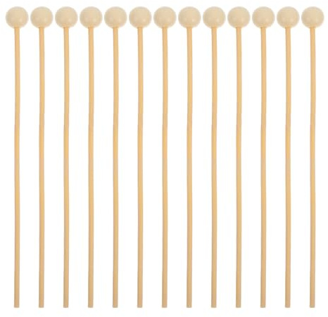 GALPADA 200piezas Palos de Madera con Bola para Cake Pop Palillos para Chuches y Cócteles Palos de Brocheta para Bodas y Postres Varios estilos Reutilizable