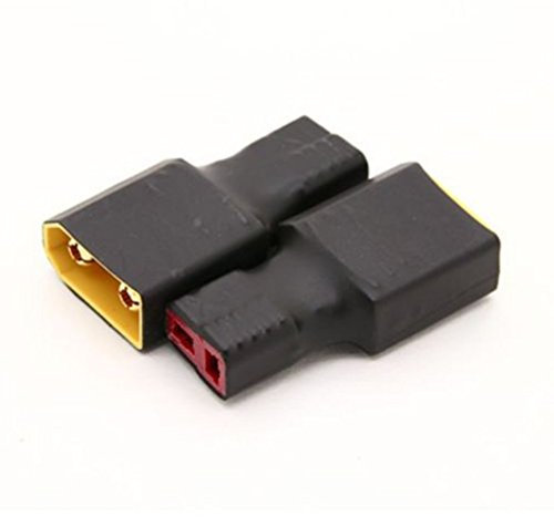 1x Stück Premium Adapter XT90 Stecker Male auf T-Dean T-Stecker Deans Buchse Female Hochstromstecker Goldstecker Adapterkabel für Lipo Akku Batterie von Mr.Stecker Modellbau®