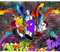 decomonkey Fototapete Graffiti Street art 200x140 cm XL Tapete Fototapeten Vlies Tapeten Vliestapete Wandtapete moderne Wandbild Wand Schlafzimmer Wohnzimmer Jugendzimmer