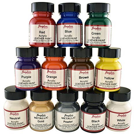 Angelus Leather Paint Set Of 12 1 oz v2