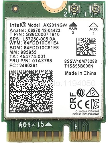 Intel® Wi-Fi 6 AX201 M.2 non vPro WLAN-Adapter