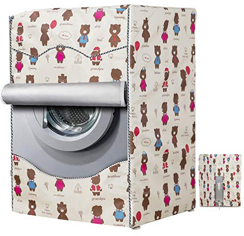 Machine à Laver Couvrir imperméables & Protège machine à laver(Little bear,60 * 85 * 64cm)