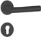 Hermat Türdrücker L-Form PZ Basic02 schwarz matt Türgriff Drückergarnitur