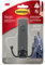 Command Gancho Doble Grande, Negro Mate - 1 Gancho, 1 Tira Adhesiva - Colgador de Bolsos, Ropa y Otros Accesorios para Pared o Puerta - Sin Agujeros - Soporta hasta 1,8 kg