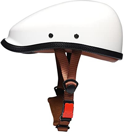 HZIH Caschi Moto Jet retrò Casco Scodella Moto Casco,Classic Jet Aperto Caschi,Scooter Caschi Scodella Motorino Portatile Mezzo Casco,DOT/ECE Certificazione Caschi Cromwell B,XL=61-62cm
