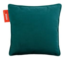 STOOV Ploov¹ - Wärmekissen - Drahtlos - Infrarot-Wärmetechnik - Plus Batterie mit 4,5 bis 9 Stunden drahtlose Wärme - 45x45 cm - Velvet Petrol Green