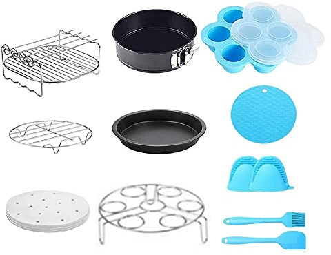 LILYY Luftfritteuse Schnellkochtopf Zubehör kompatibel für Ninja Foodi 8 Qt - inkl. Springform