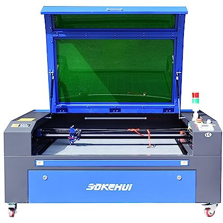 100W CO2 Laser Graviermaschine Lasergravurmaschine 1000mmx800mm,Laser Cutting Engraver Graveur,Autofokus,Wabenplatten, AutoLaser, LightBurn, Laser Engraving Maschine