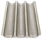 Hengsong Baguette Backform,Baguette-Backblech,Baguetteblech,3 Mulden,für Brotbackform &Toastbrot Backform,ca.38.5×28.5×3.5cm,für 3 Baguettes,Gold