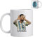 qingfeitai Tazza Messi, Coppa del Mondo Messi per ragazzi, 2022 Argentina Messi Football Tazza da caffè Tazza da tè Tazza da colazione per gli amanti del calcio Bambini Uomini