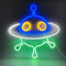 UFO Raumschiff Neonlicht LED Neon Schild USB Licht Lampe Reklame Leuchte Party Wand Dekoration Weihnachten Nachtlicht Gaming Setup Streamer Hintergrund Beleuchtung dekorative Wandleuchte Astronaut