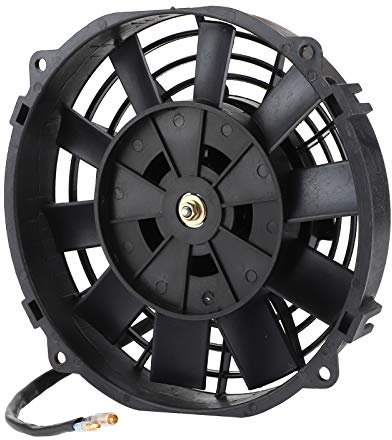 ventilateur voiture refroidissement, Ventilateur électrique universel 8 pouces pour radiateur, refroidissement automatique climatisation, 10 pales, 12 V, 80 W, 2 250 tr/min